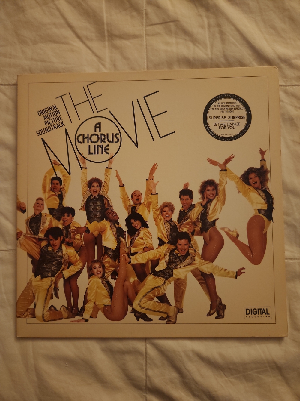 A Chorus Line Movie Soundtrack Vinyl - DJ COPY NEVER PLAYED! BEST COPY STASH